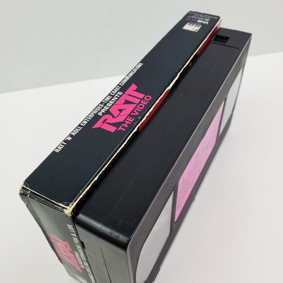 Ratt Band VHS Vintage 1985 Metal Music Video Japan Tour Interviews Tested - Picture 9 of 10